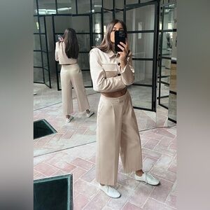 Zara two piece set size S pant / M jacket